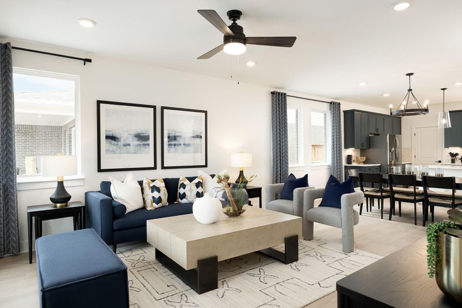 Furnished interior view inside a new home in , Kyle (Image 7).