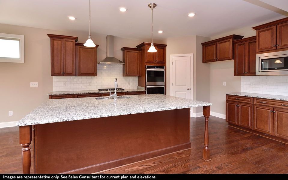 Representative furnished interior of a home built from the Danbury IV by CastleRock Communities in Belvoir, Fairview (Image 9).