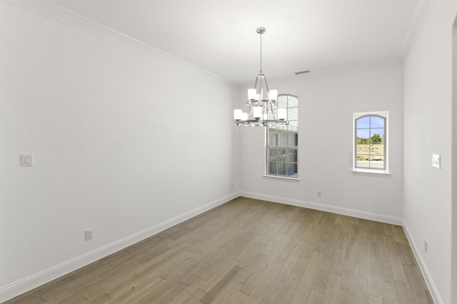 Representative unfurnished interior of a home built from the Preston by Windsor Homes in Nelson Lake Estates, Rockwall (Image 18).