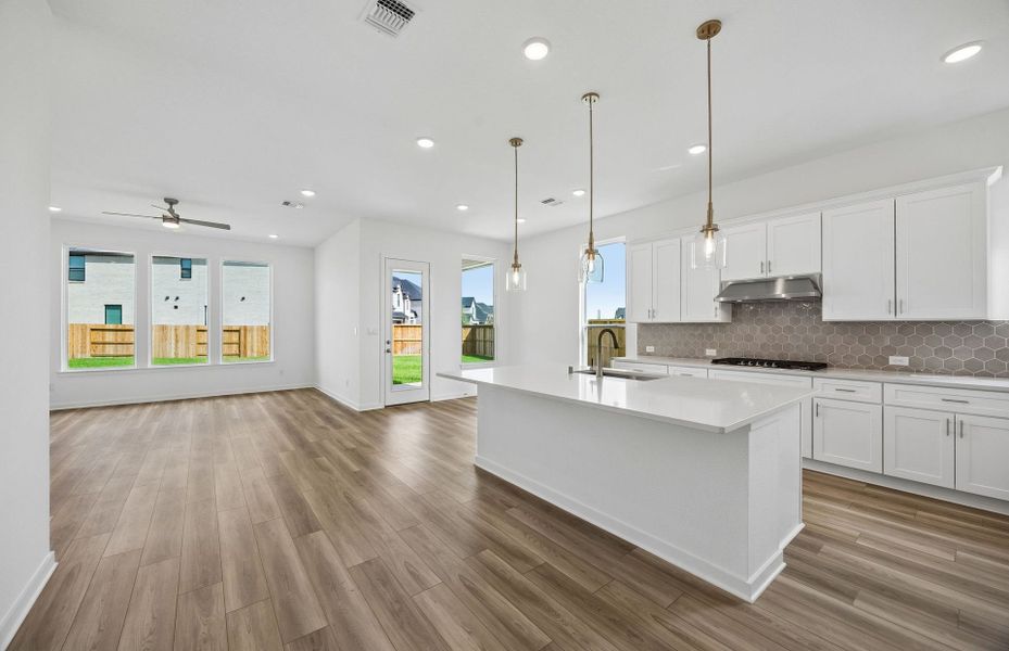 Furnished interior view inside a new home in Katy Court, Katy (Image 4).