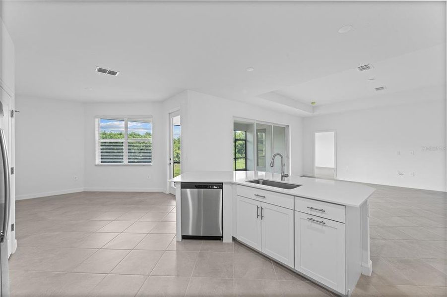 Furnished interior view inside a new home in Rye Ranch, Parrish (Image 2).