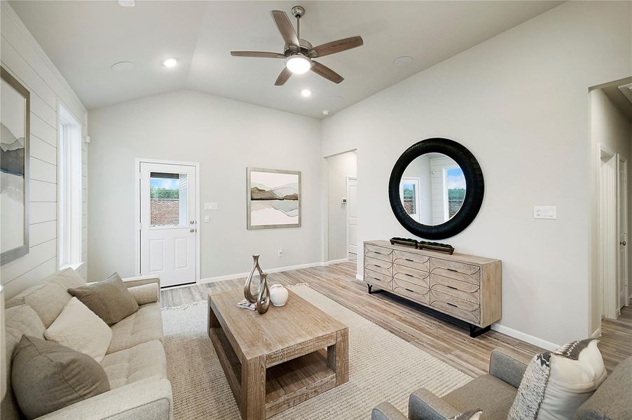 Furnished interior view inside a new home in Arabella on the Prairie: Premier Collection, Richmond (Image 3).