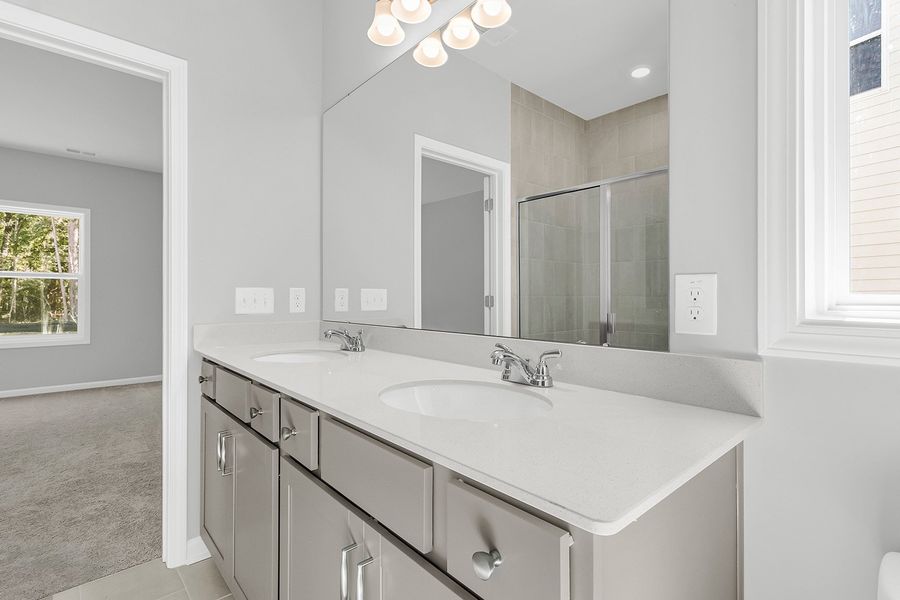 Furnished interior view inside a new home in Central Creek, Goose Creek (Image 11).