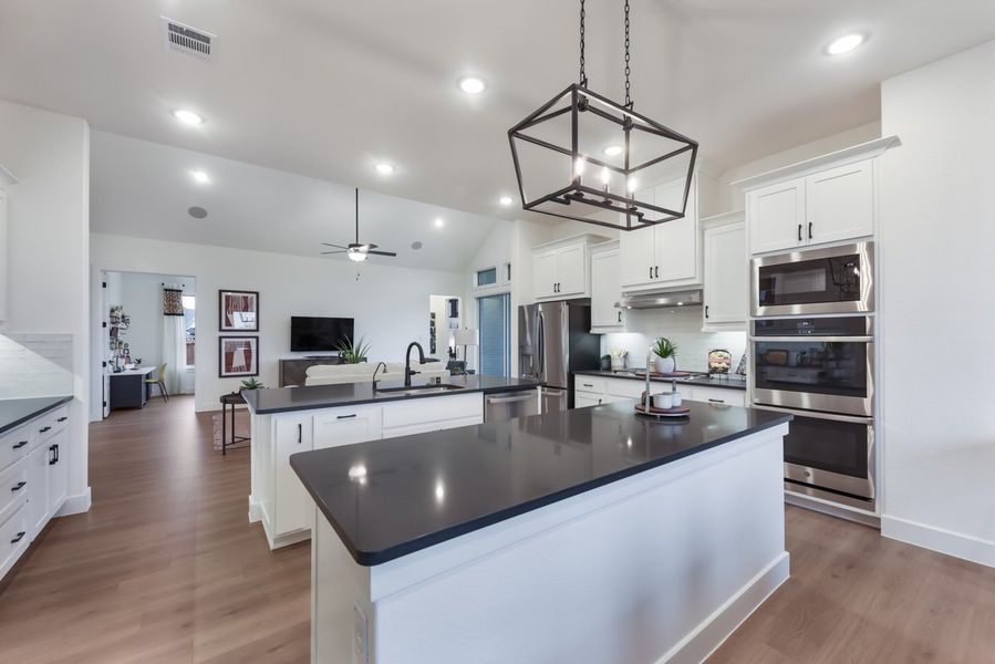 Furnished interior view inside a new home in Westside Preserve, Midlothian (Image 34).