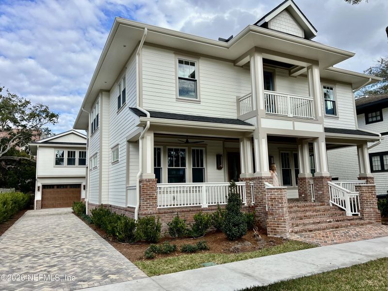 Front exterior of a new home in , Jacksonville, FL, highlighting curb appeal (Image 33).