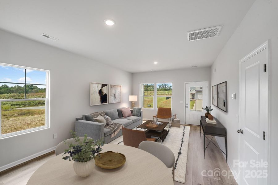 Furnished interior view inside a new home in , Statesville (Image 5).