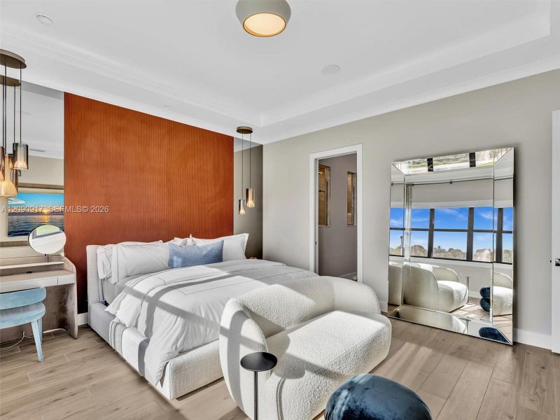 Furnished interior view inside a new home in , Davie (Image 25).