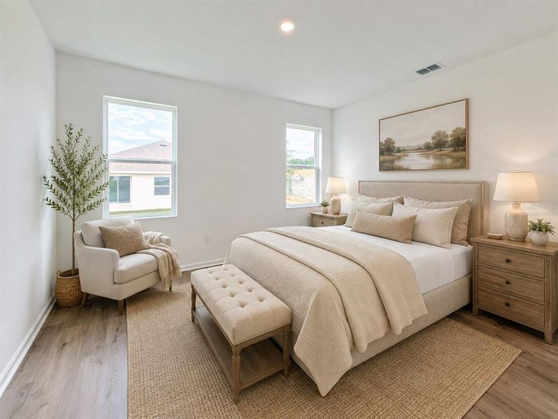 Furnished interior view inside a new home in , Okahumpka (Image 10). Furnished interior view inside a new home in , Okahumpka (Image 10).
