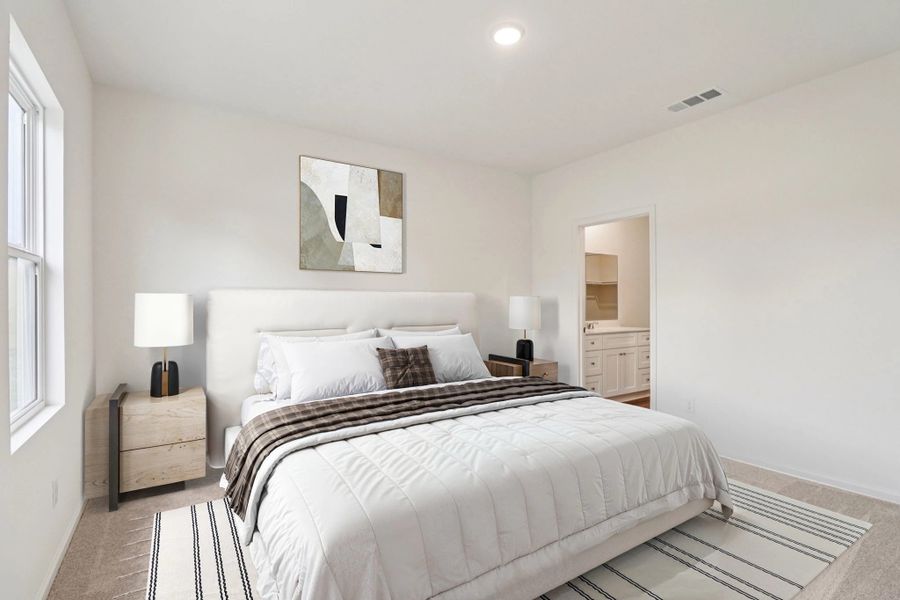 Representative furnished interior of a home built from the Athena by Starlight Homes in Eagles Landing, Elgin (Image 4).