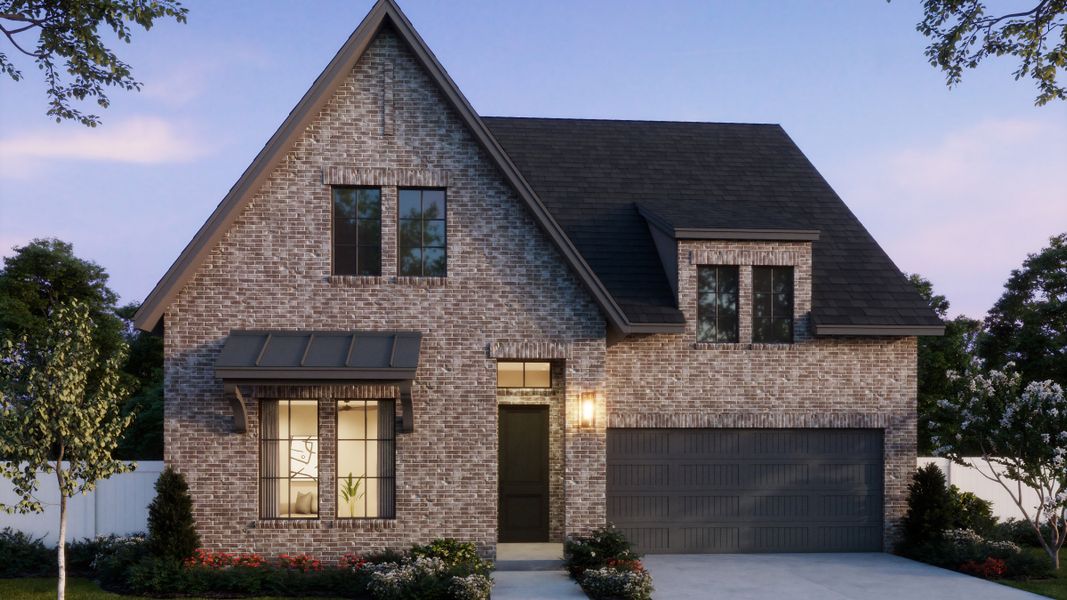 Representative exterior photo of a completed home built from the Sophie by Normandy Homes in Rainwater Crossing, Celina, TX (Image 22).