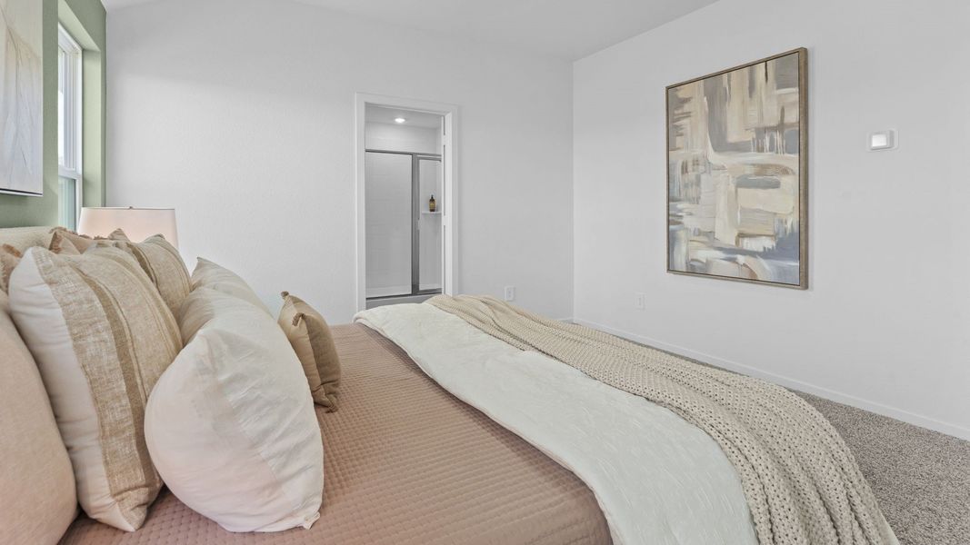 Furnished interior view inside a new home in Tamarron, Fulshear (Image 16).