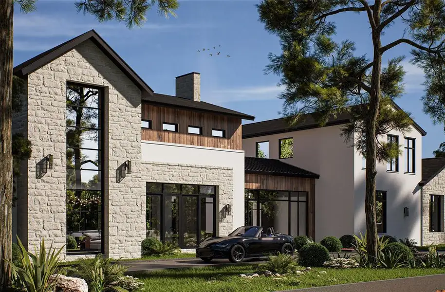 Front exterior of a new home in , Dallas, TX, highlighting curb appeal (Image 2). Front exterior of a new home in , Dallas, TX, highlighting curb appeal (Image 2).