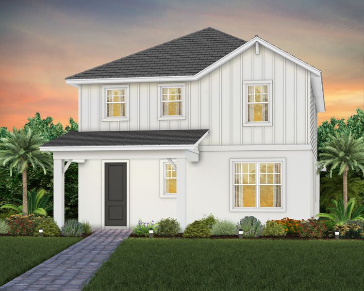 Representative exterior photo of a completed home built from the Mabel II with ADU by Pulte Homes in SeaFlower, Bradenton, FL (Image 42).