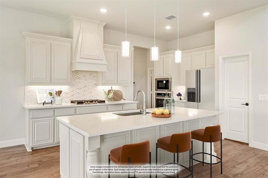 Furnished interior view inside a new home in Wildcat Ridge Phase 3, Godley (Image 7).