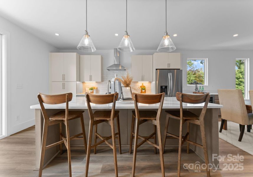 not of actual home. This is the model home.