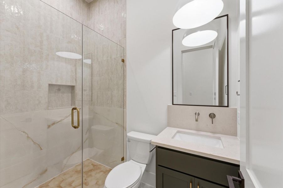 Furnished interior view inside a new home in , Houston (Image 16).