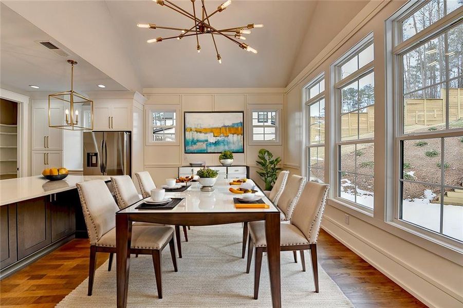 Furnished interior view inside a new home in , Snellville (Image 8).