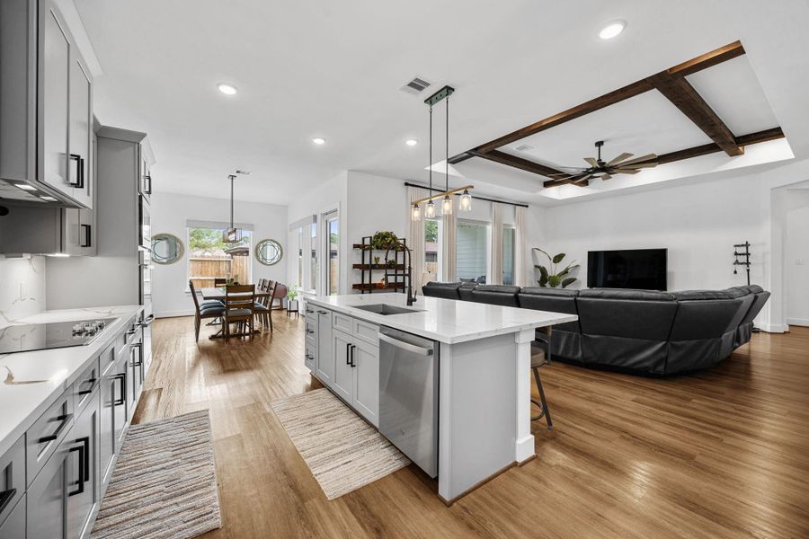 Furnished interior view inside a new home in , Montgomery (Image 15). Furnished interior view inside a new home in , Montgomery (Image 15).