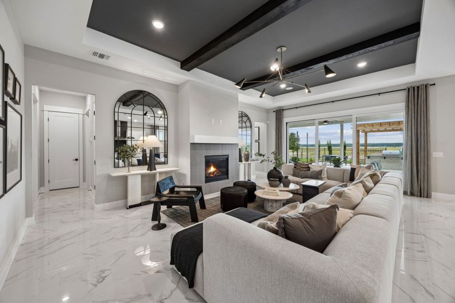 Representative furnished interior of a home built from the Stellar by Del Webb in Del Webb Bridgeland, Cypress (Image 5).