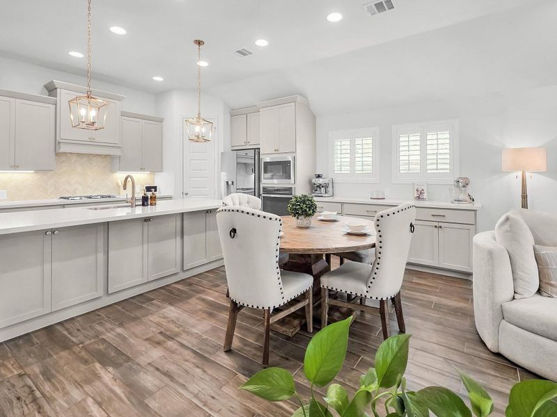 Furnished interior view inside a new home in Artavia, Conroe (Image 14).