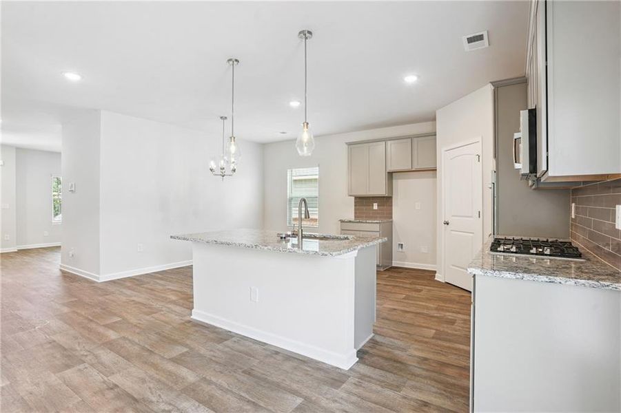 Furnished interior view inside a new home in Conner Springs, Social Circle (Image 6). Furnished interior view inside a new home in Conner Springs, Social Circle (Image 6).