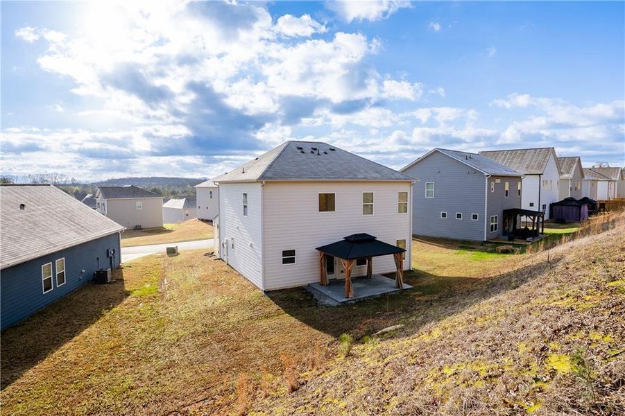 Exterior details and patio area of a home in , Dalton (Image 27).