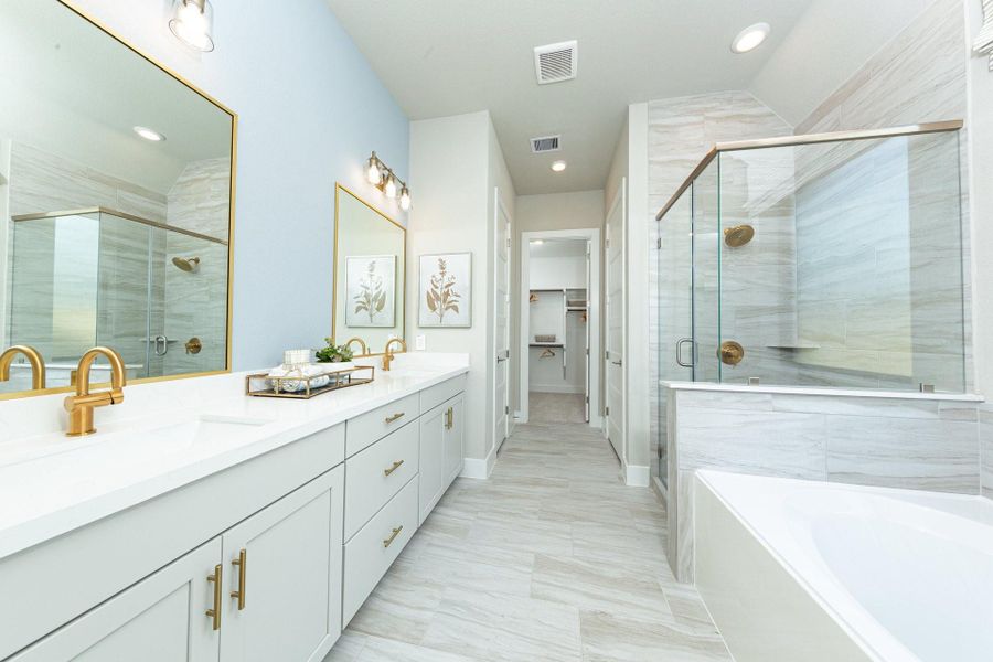 Furnished interior view inside a new home in Arabella on the Prairie, Richmond (Image 6).