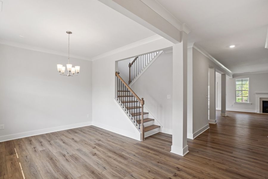 Spacious, unfurnished interior of a new home in Sweetbrier, Durham (Image 14).