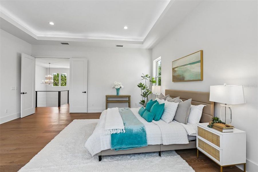 Furnished interior view inside a new home in , Tampa (Image 64).