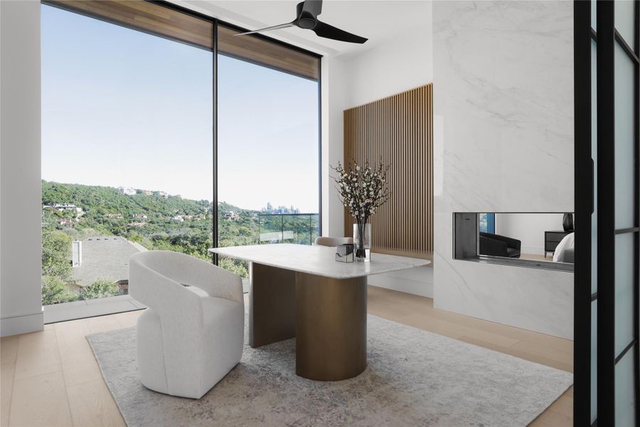 Furnished interior view inside a new home in , Austin (Image 13).