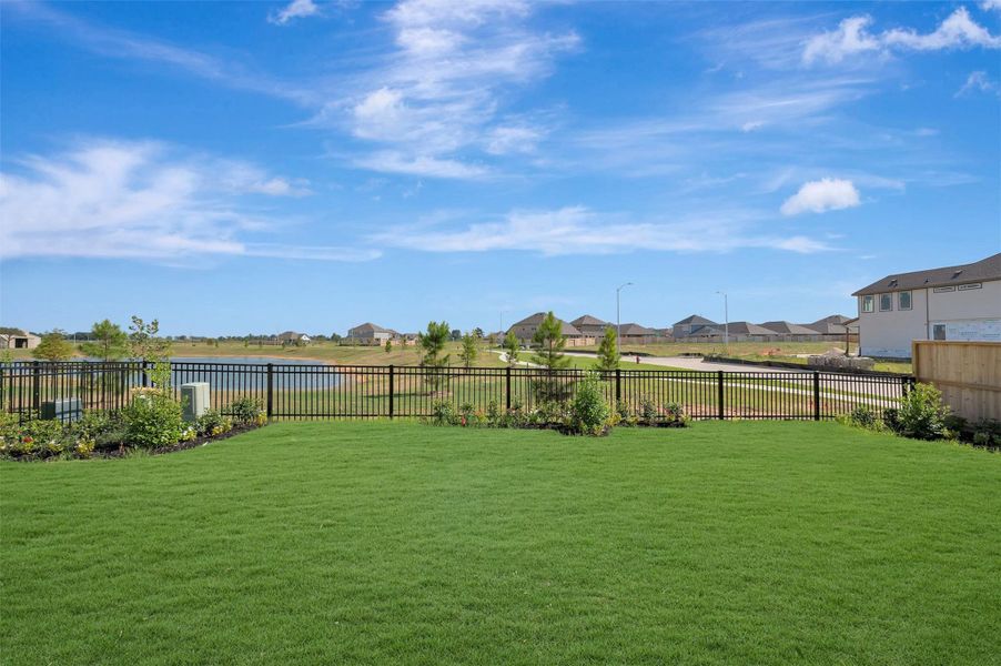Amazing backyard views and lush landscaping!