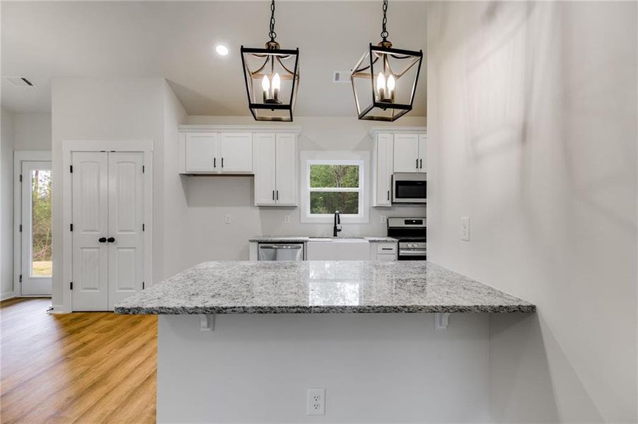 Furnished interior view inside a new home in , Cedartown (Image 8).