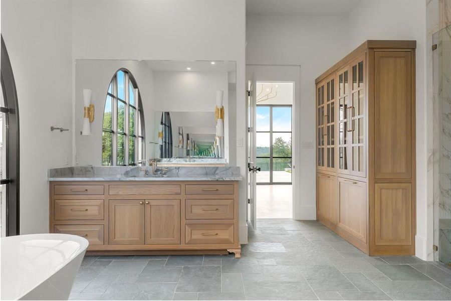 Furnished interior view inside a new home in Fleming Pointe, Fort Worth (Image 11).