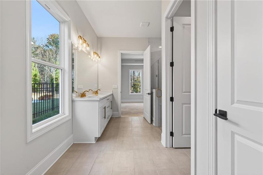 Furnished interior view inside a new home in The Reserve at Bells Ferry, Kennesaw (Image 12).