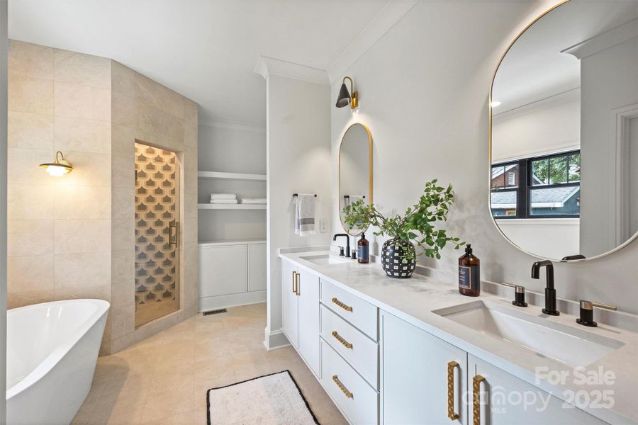 Furnished interior view inside a new home in , Charlotte (Image 9).