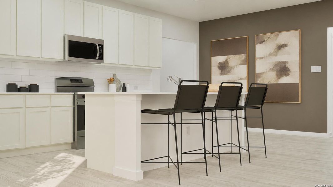 Furnished interior view inside a new home in Voss Farms, New Braunfels (Image 12).