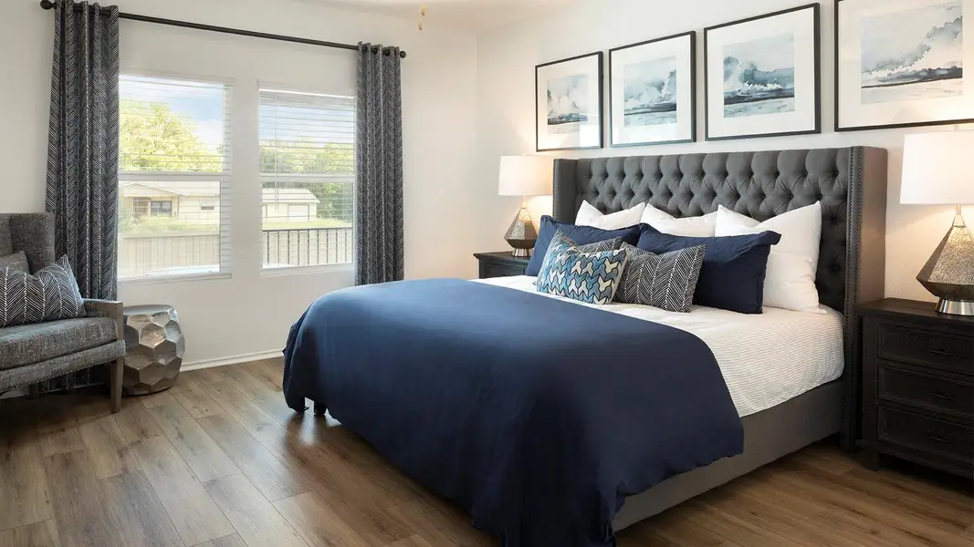 Furnished interior view inside a new home in Woodfield Preserve: Highlands Collection, Georgetown (Image 13).