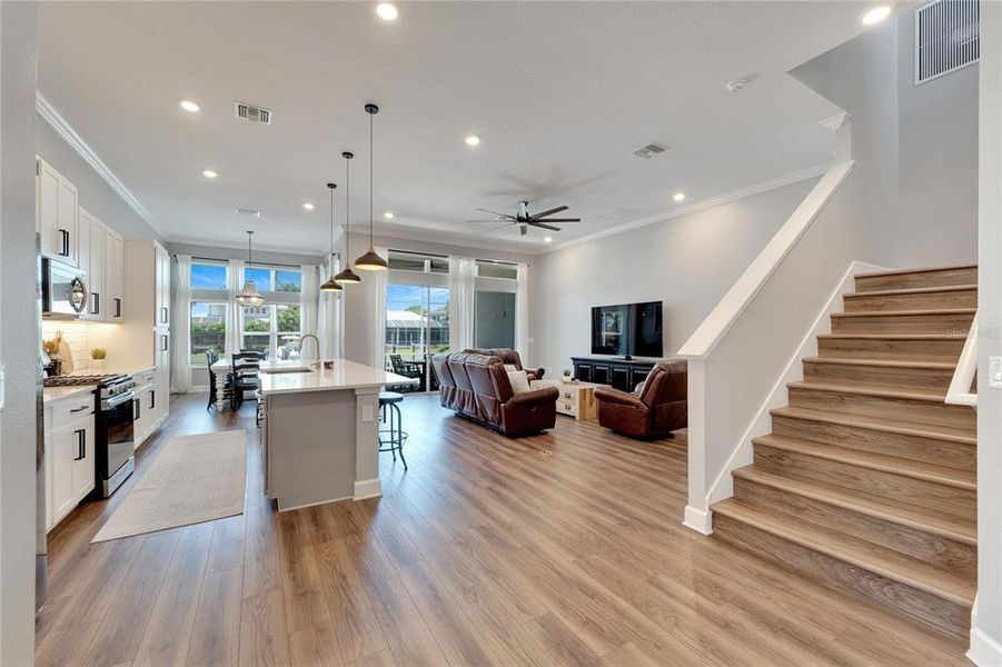 Furnished interior view inside a new home in Marisol Pointe at MiraBay Florida Series, Apollo Beach (Image 11).