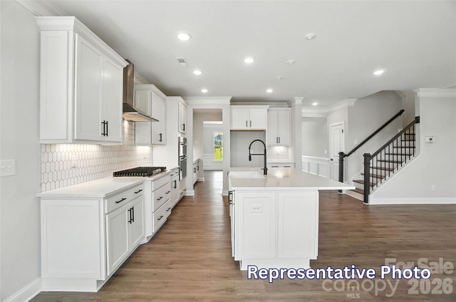 Furnished interior view inside a new home in Enclave at Riverdale, Huntersville (Image 6).