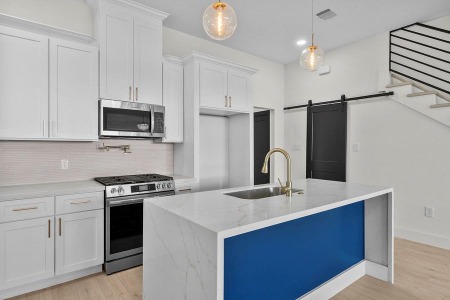 Furnished interior view inside a new home in , Houston (Image 7).