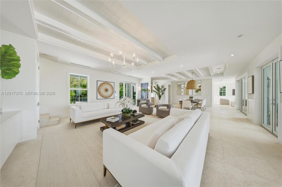Furnished interior view inside a new home in , Islamorada, Village of Islands (Image 11).