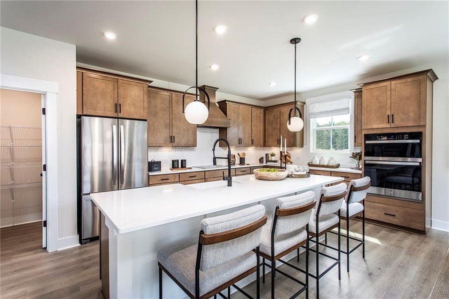 Furnished interior view inside a new home in Wisteria at GreenHouse, Marietta (Image 8).