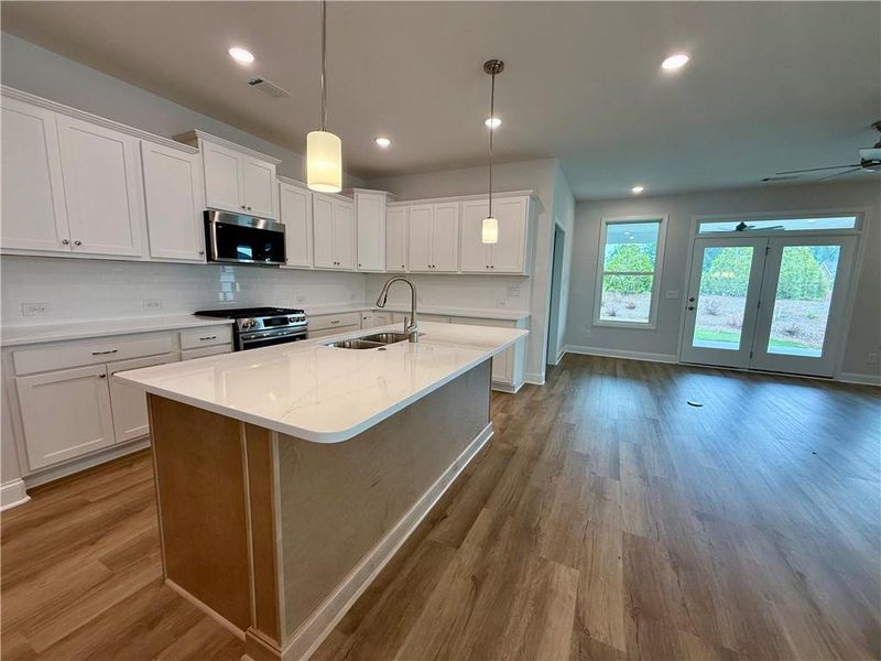 Furnished interior view inside a new home in , Hiram (Image 15).