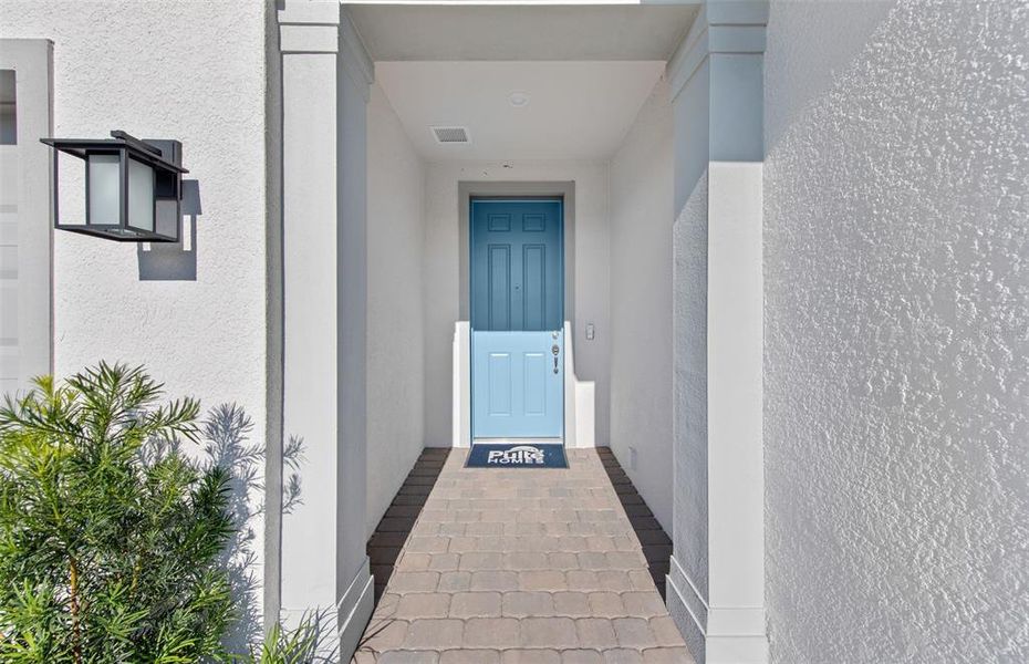 Exterior details and patio area of a home in Arbor Oaks, North Port (Image 2). Exterior details and patio area of a home in Arbor Oaks, North Port (Image 2).