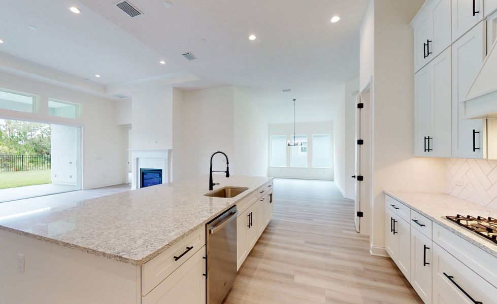 Representative unfurnished interior of a home built from the Costa Mesa II - Regency Series | 70' Wide Lots by ICI Homes in Courtney Grove, St. Augustine (Image 6).