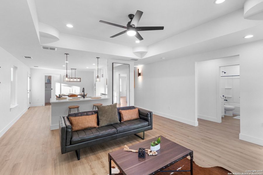 Furnished interior view inside a new home in , San Antonio (Image 27). Furnished interior view inside a new home in , San Antonio (Image 27).