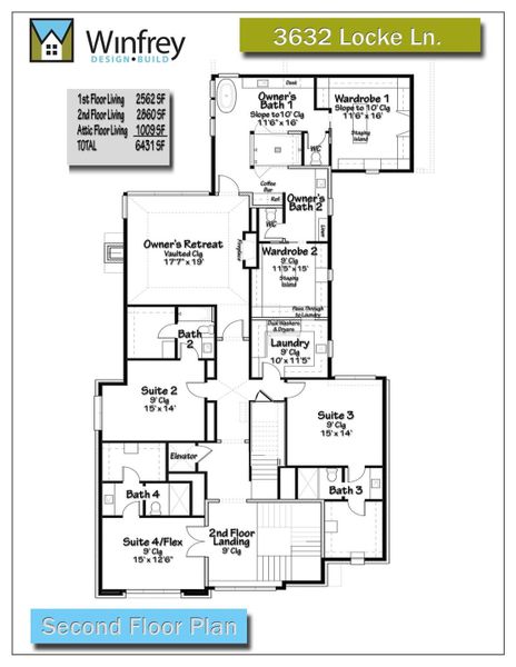 2D floor plan layout of this home in , Houston, TX (Image 4). 2D floor plan layout of this home in , Houston, TX (Image 4).