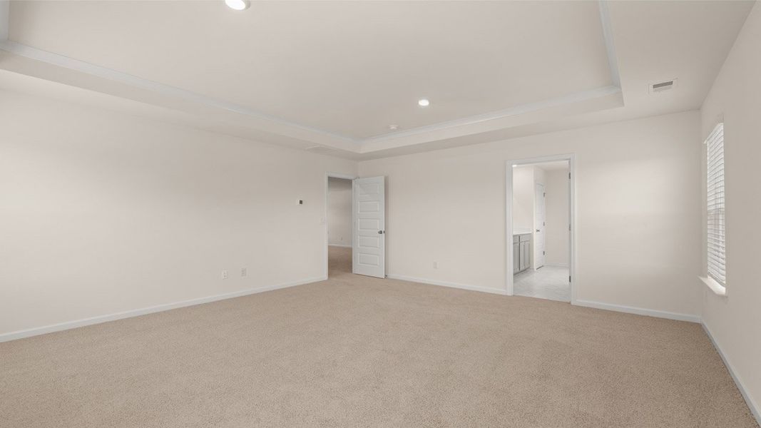 Spacious, unfurnished interior of a new home in Highland Hills, Graniteville (Image 27). Spacious, unfurnished interior of a new home in Highland Hills, Graniteville (Image 27).