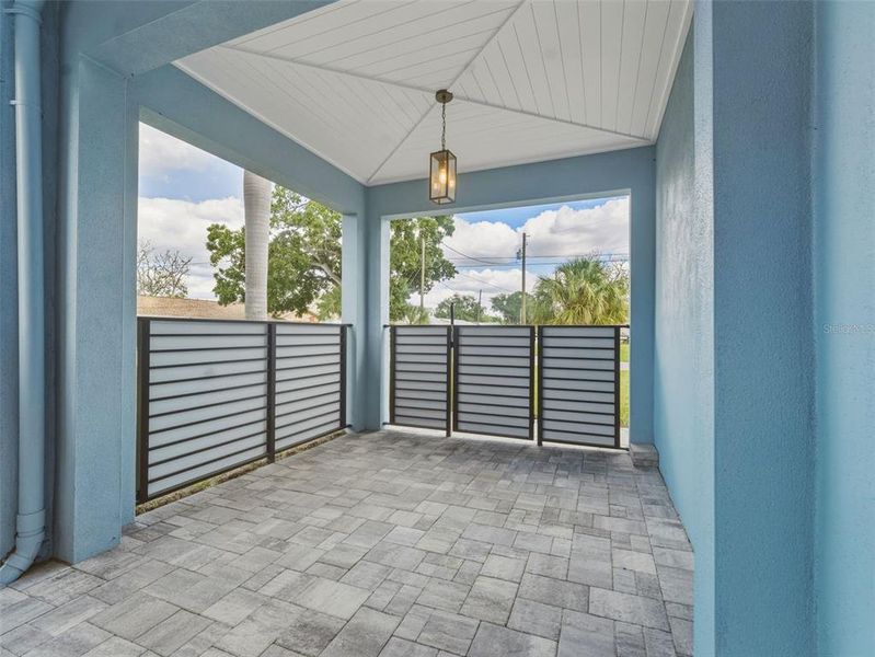 Exterior details and patio area of a home in , Tampa (Image 40). Exterior details and patio area of a home in , Tampa (Image 40).