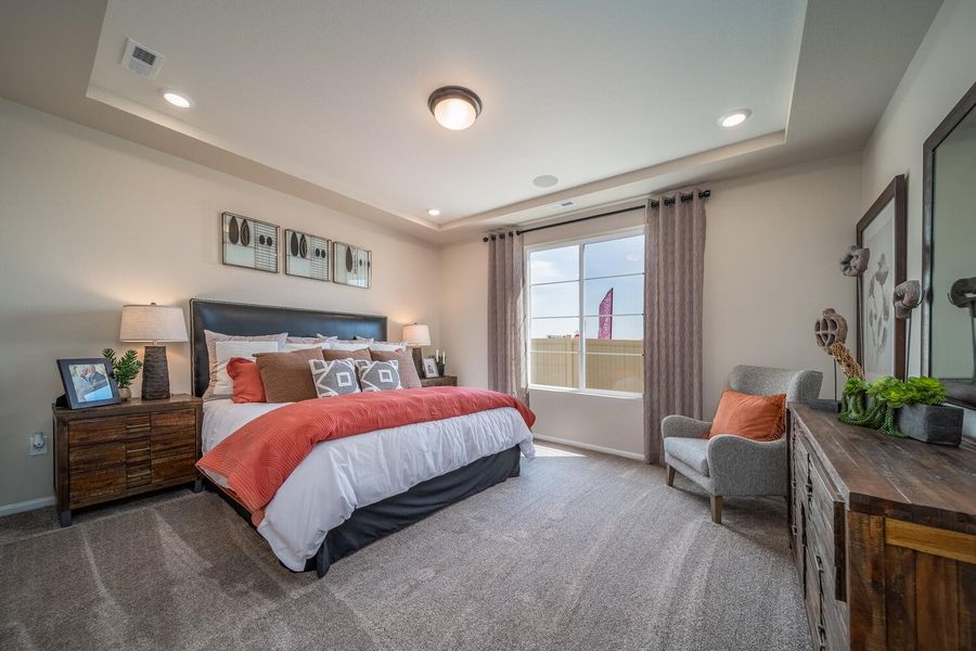 Furnished interior view inside a new home in The Reserve at Green Valley Ranch Aurora, Aurora (Image 12). Furnished interior view inside a new home in The Reserve at Green Valley Ranch Aurora, Aurora (Image 12).
